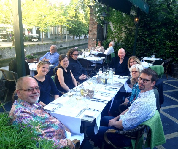 Brugge Art Triennial 2015. International Press Dinner at La Pergola - Michelin Gourmand.  Restaurant. 25.6.15. Foto Kulturkompasset 