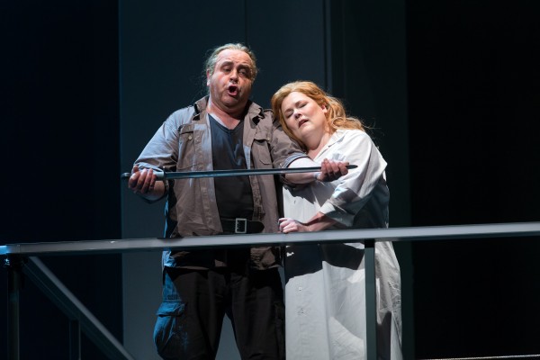 Thomas Mohr and Christiane Liber are wonderful as Siegfried and Brünnhilde in The Leipzig Opera production of "Götterdämmerung". Brilliantly, musically and very well staged by Rosamund Gilmore. Foto Tom Schulze. 